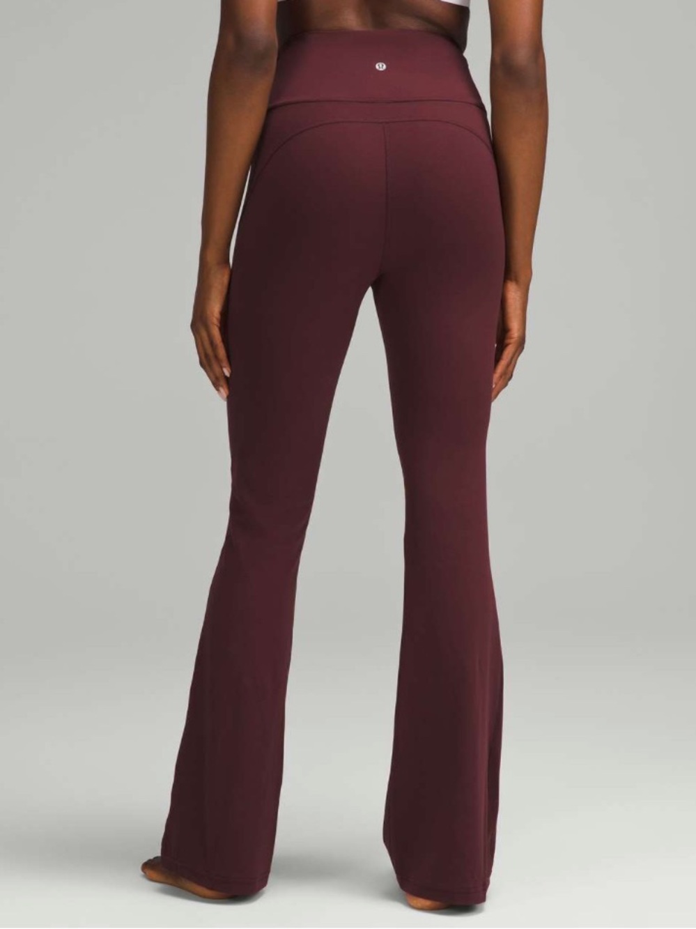 lululemon Groove Nulu Flared Pants Garnet Size 4 NWT